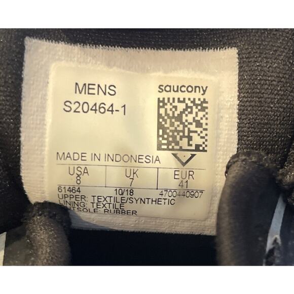 Saucony Guide ISO 2 Running Gym Shoes Sneakers Blue Silver Mens 8 Fast Ship - Picture 10 of 11